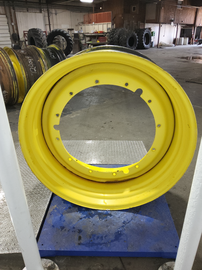 20"W x 46"D, John Deere Yellow 12-Hole Stub Disc