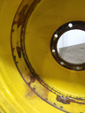 18"W x 28"D, John Deere Yellow 8-Hole Formed Plate