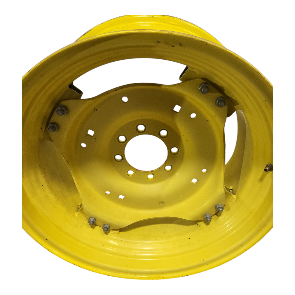 8-Hole Rim with Clamp/Loop Style (groups of 2 bolts) Center for 28"-30" Rim, John Deere Yellow