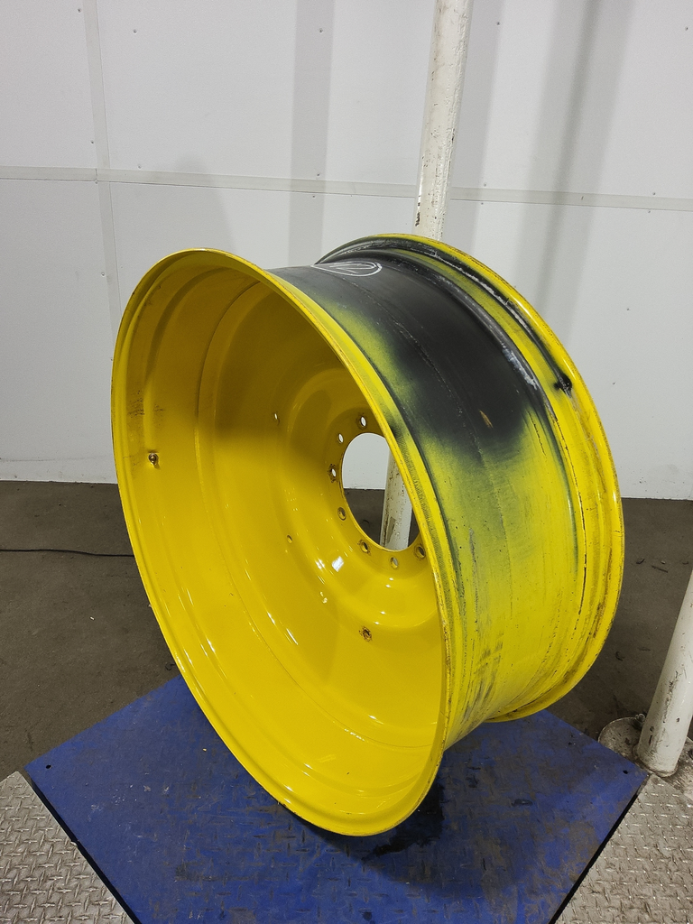 16"W x 42"D, John Deere Yellow 10-Hole Formed Plate