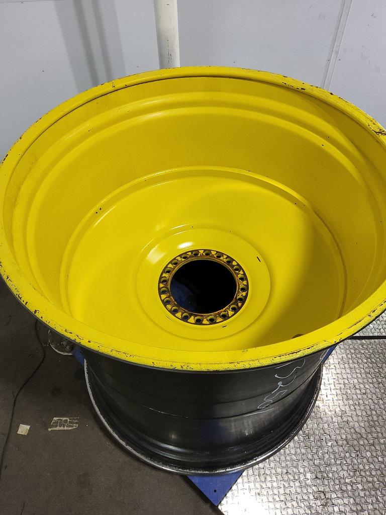 44"W x 46"D, John Deere Yellow 20-Hole Formed Plate