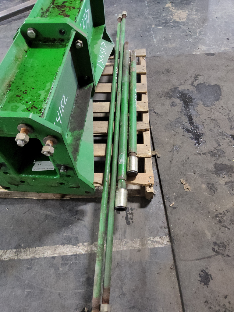 23.5"L Combine Frame Extension for "B" Std 18/18 Spline Long/Short Drive Shafts),, John Deere Green