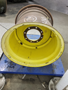 25"W x 26"D, John Deere Yellow 8-Hole Formed Plate