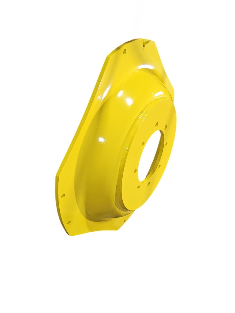 8-Hole Waffle Wheel (Groups of 3 bolts) Center for 38"-54" Rim, John Deere Yellow