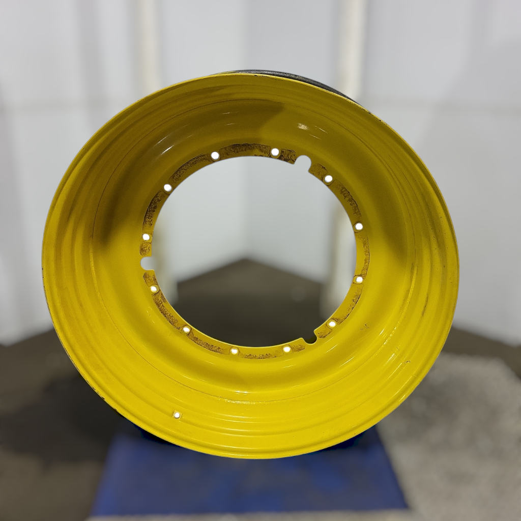 16"W x 50"D, John Deere Yellow 10-Hole Formed Plate