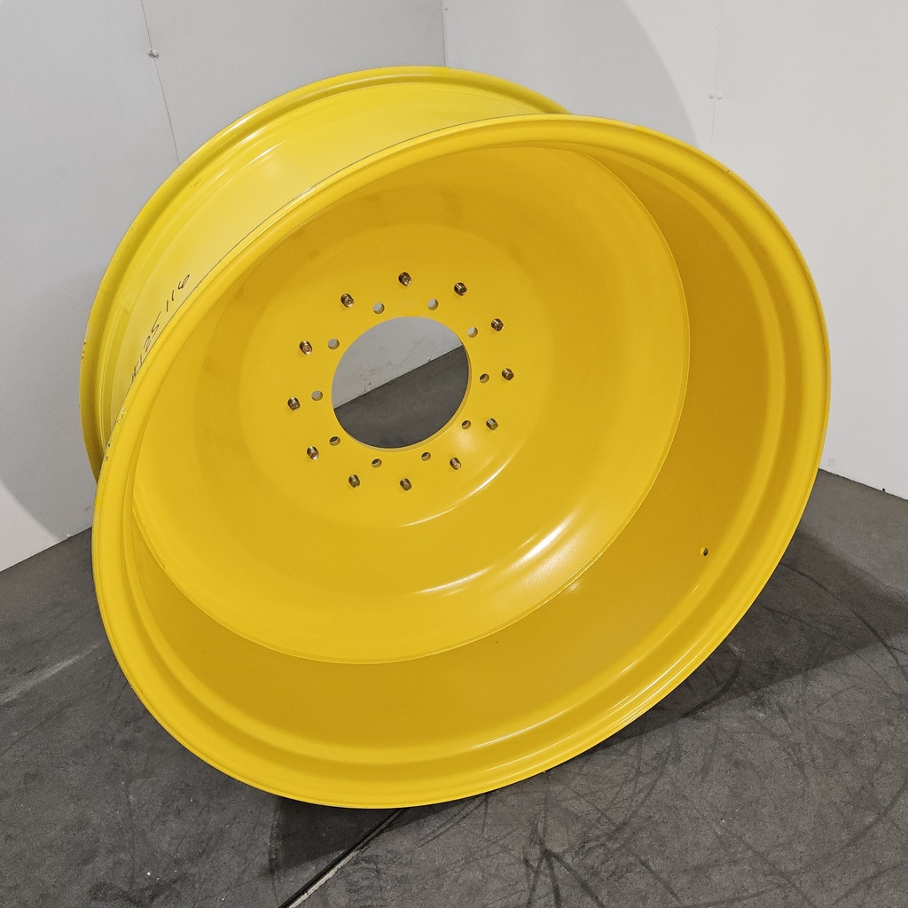 16"W x 42"D, Industrial Yellow  10-Hole Straddle Dual - Inside Main