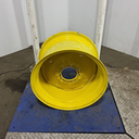 15"W x 24"D, John Deere Yellow 8-Hole Stamped Plate