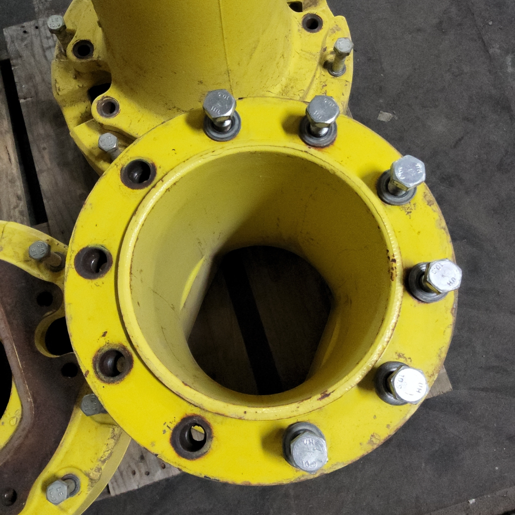 10 to 12-Hole 28"L FWD Spacer(2-PC OE Style), John Deere Yellow