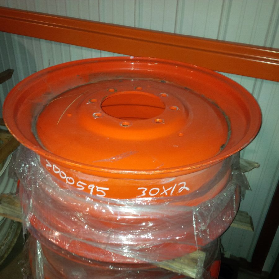 12"W x 30"D, Kubota Orange 8-Hole Formed Plate