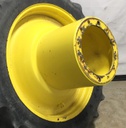 10"W x 38"D, John Deere Yellow 12-Hole FWA Direct Bolt Dual