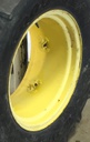 14"W x 24"D, John Deere Yellow 6-Hole Rim with Clamp/Loop Style