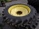 10"W x 34"D, John Deere Yellow 8-Hole Rim with Clamp/U-Clamp