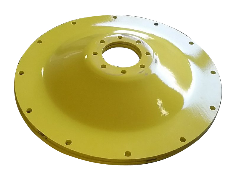 8-Hole Stub Disc Center for 38" - 54" Rim, John Deere Yellow