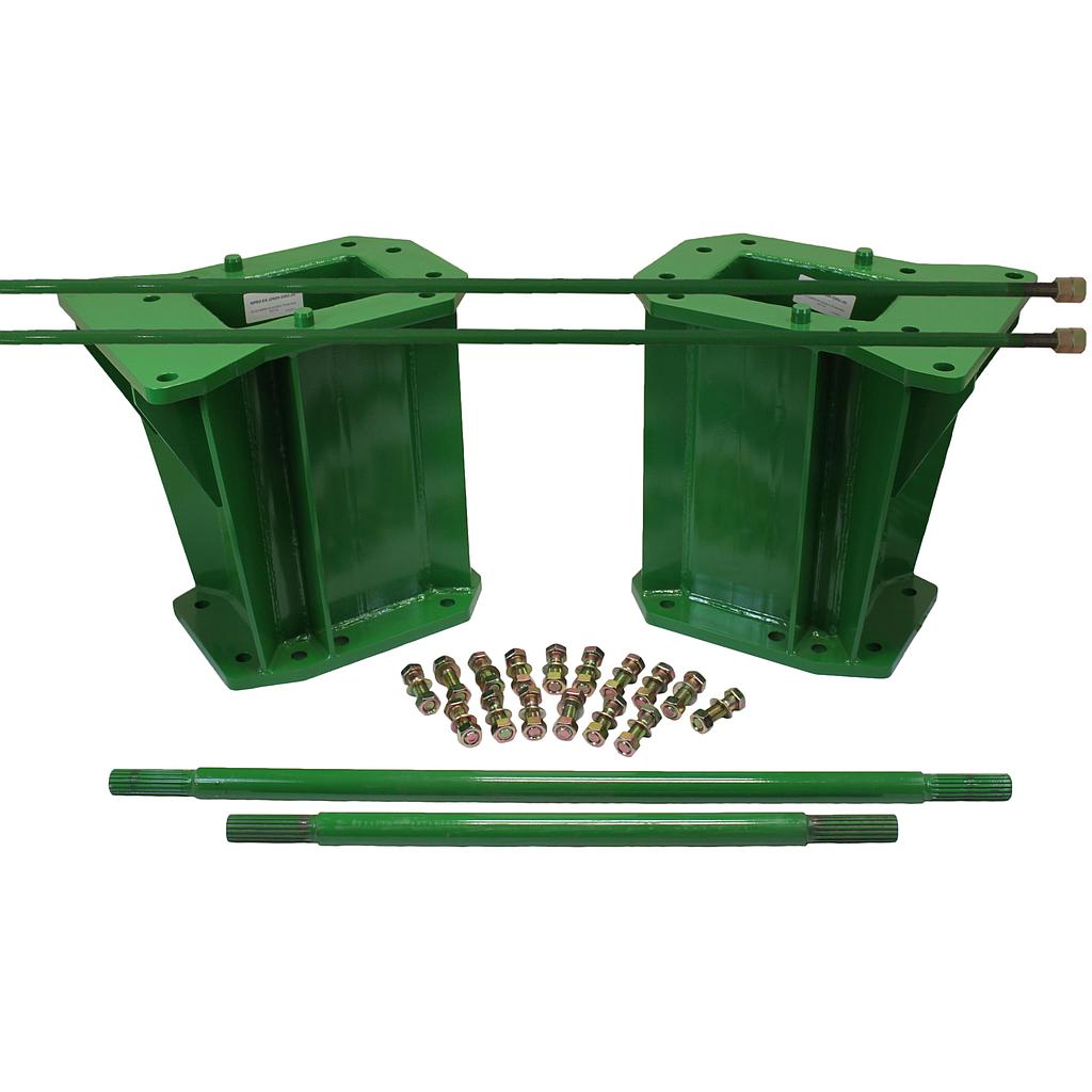 19.5"L Combine Frame Extension, w/Shafts, Hdw & Truss Rod, John Deere Combine 9000STS/"S" Series ("B" Std 18/18 Spline Long/Short Drive Shafts), John Deere Green