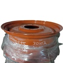 12"W x 30"D, Kubota Orange 8-Hole Formed Plate