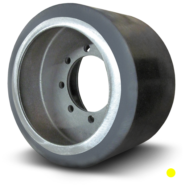 9.5" Wide Mid-Roller Bogie Wheel for AGCO Challanger Tractors Series MT700/MT800, Medium, Bolt-On(Poly)