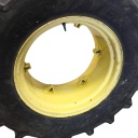 14"W x 24"D, John Deere Yellow 6-Hole Rim with Clamp/Loop Style