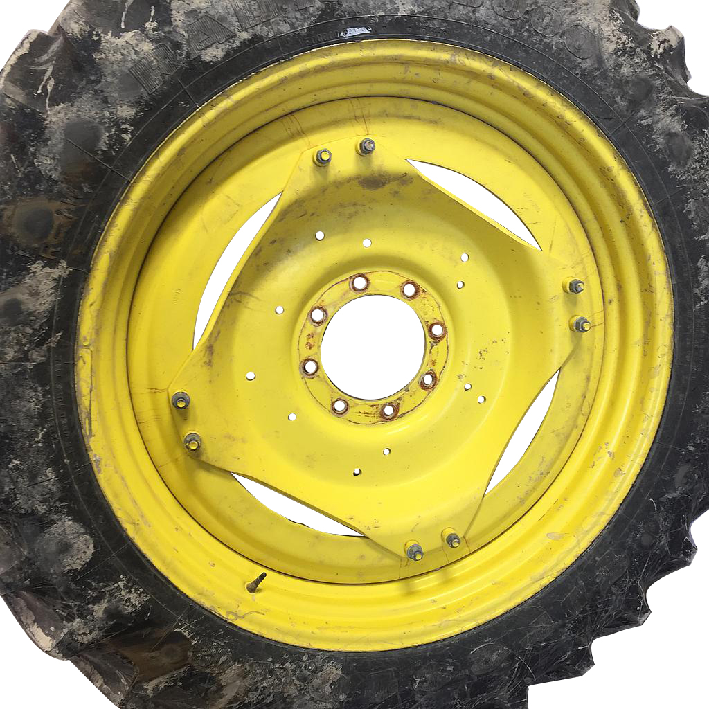 10"W x 42"D, John Deere Yellow 8-Hole Stub Disc (groups of 2 bolts)