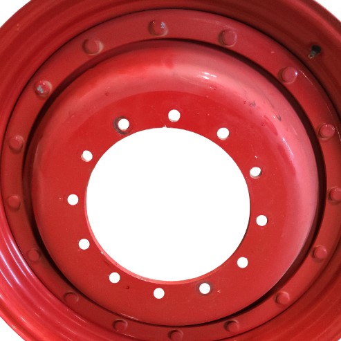 [T013447CTR-(NRW)] 12-Hole Stub Disc Center for 38"-54" Rim, Fendt/Agco Red