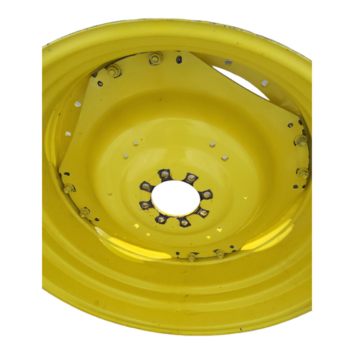 [T014601CTR] 8-Hole Waffle Wheel (Groups of 3 bolts) Center for 38"-54" Rim, John Deere Yellow