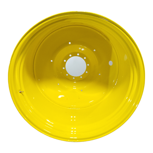 [T014769RIM] 28"W x 46"D, John Deere Yellow 10-Hole Formed Plate