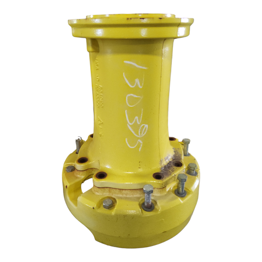 [130395] 10 to 12-Hole 28"L FWD Spacer(2-PC OE Style), John Deere Yellow