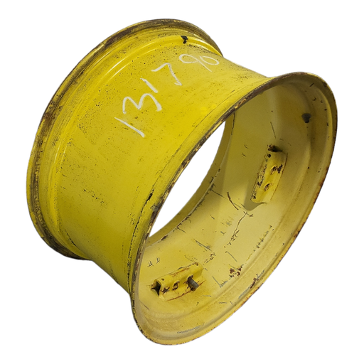 [131790] 15"W x 28"D, John Deere Yellow 8-Hole Rim with Clamp/U-Clamp (groups of 2 bolts)