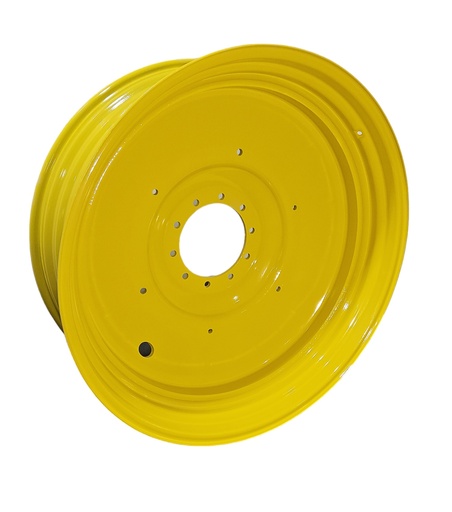 [132372] 16"W x 46"D, John Deere Yellow 10-Hole Formed Plate