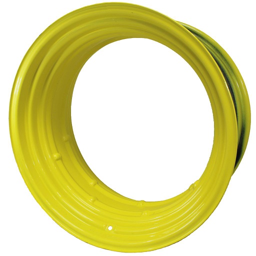 [27577] 15"W x 30-28"D, John Deere Yellow Double Bevel Step-Up Rim