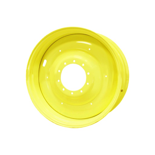 [40125] 18"W x 38"D, John Deere Yellow 10-Hole Formed Plate