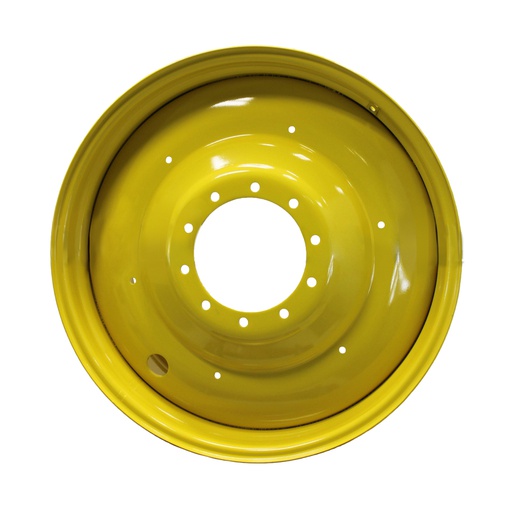 [40163] 23"W x 38"D, John Deere Yellow 10-Hole Formed Plate