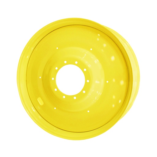 [40240] 16"W x 42"D, John Deere Yellow 10-Hole Formed Plate