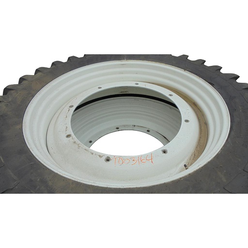 [WT003164-NRW-Z] 12"W x 46"D, New Holland White 8-Hole Stub Disc