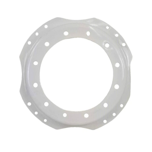 [051424700W] 12-Hole Waffle Wheel (Groups of 3 bolts) Center for 28"-30" Rim, New Holland White